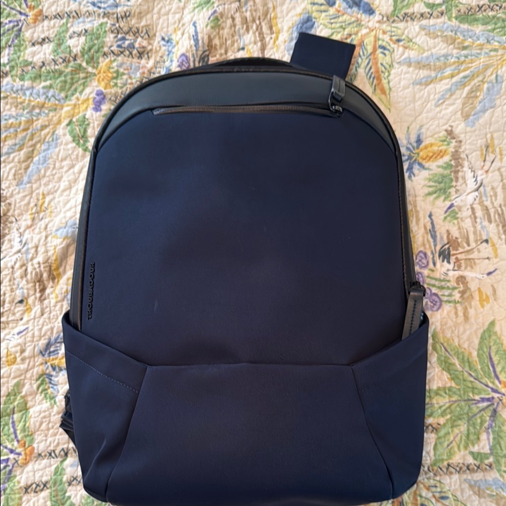 Modern Blue Backpack with Minimalist Design -Troubadour Apex 3